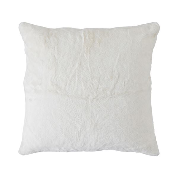 Faux Fur Cushion - Cream